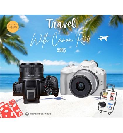 Canon EOS R50 kit RF-S 18-45mm Black